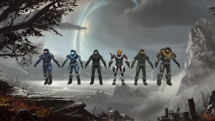 Characters>Reach>Humans>Spartans>Noble Team 3D Model