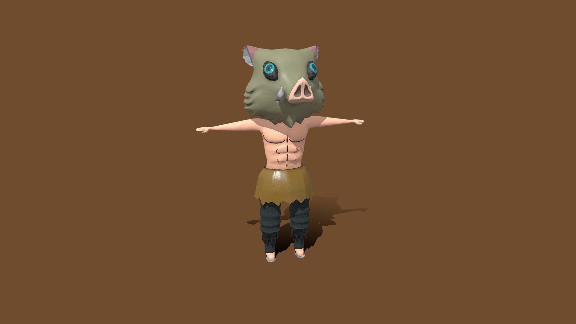 Inosuke from "Demon Slayer" - Download Free 3D model by IgnacioYacobi ...