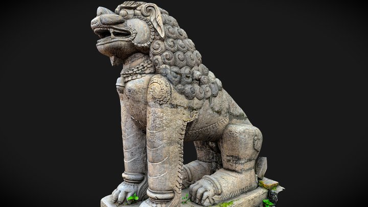Patan Dhoka Lion - Nepal Heritage – Modello 3D gratuito STL