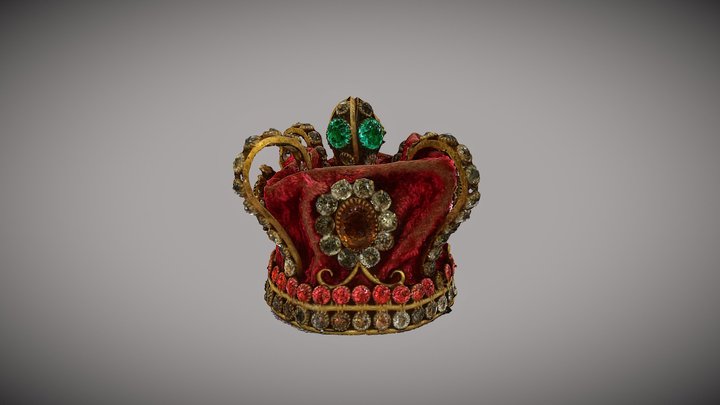 1926 Lymm May Queen Crown 3D Model