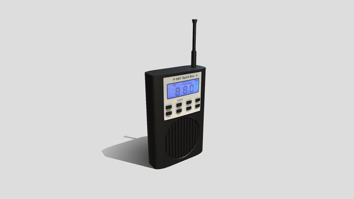 Radio Phasmophobia 3d 3D Model