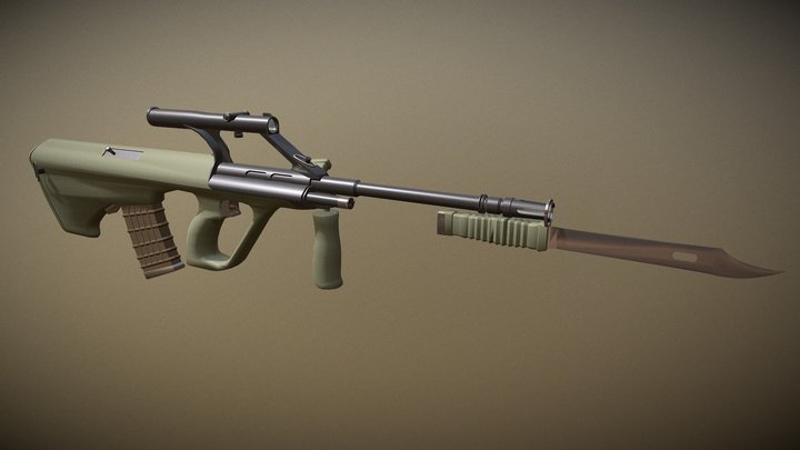 Steyr AUG A1 3D Model