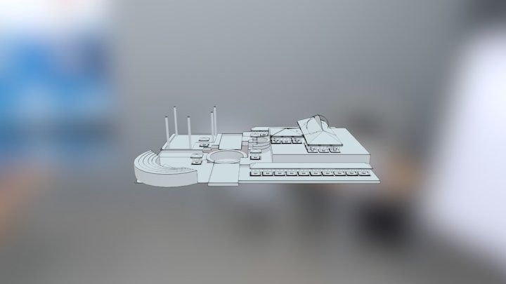 Astronomical Temple 3D Model