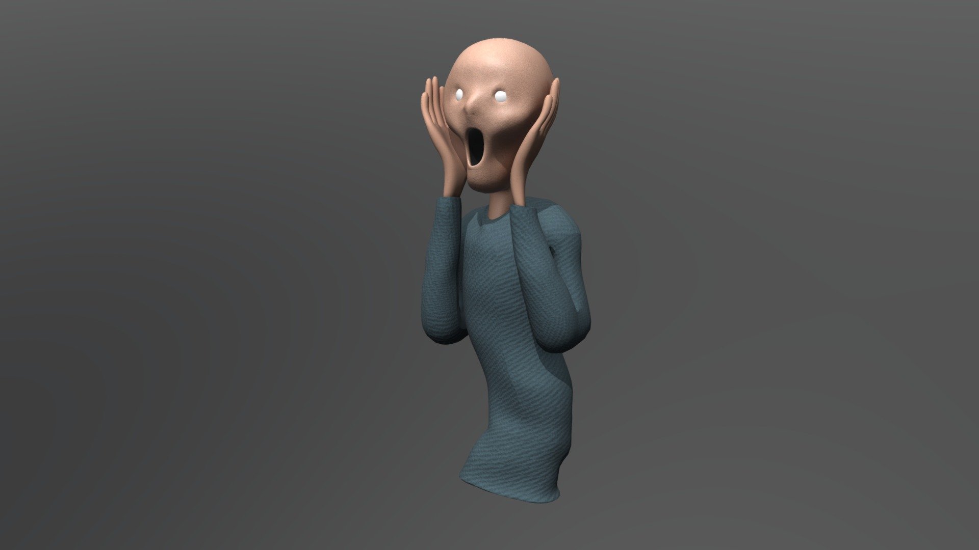 The Scream 3d Model By Msatoshi Satozzy E6676ac Sketchfab 0032