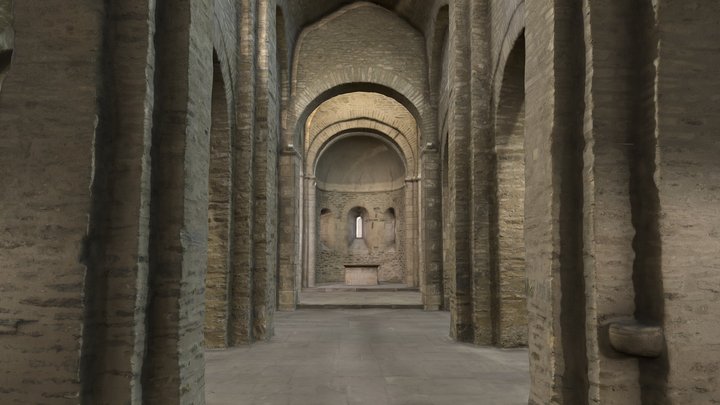 Prieuré Notre-Dame de l'Oder d'Ambialet 3D Model