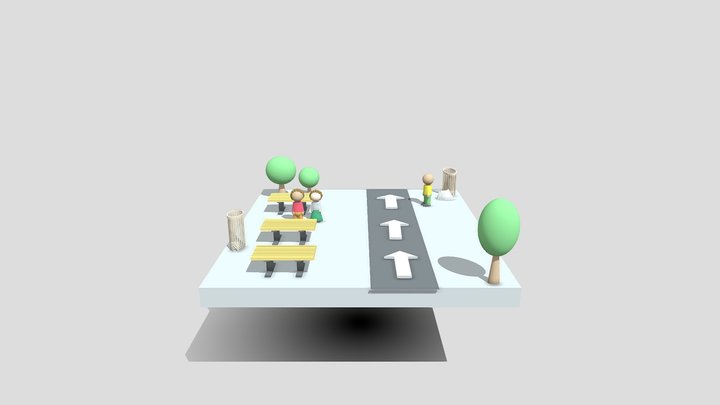 helivans strasse 3D Model
