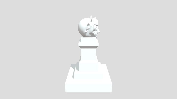 Statue of Liberty Head 3D Model