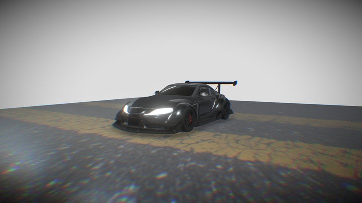 Toyota GR Supra Widebody – Modello 3D gratuito STL