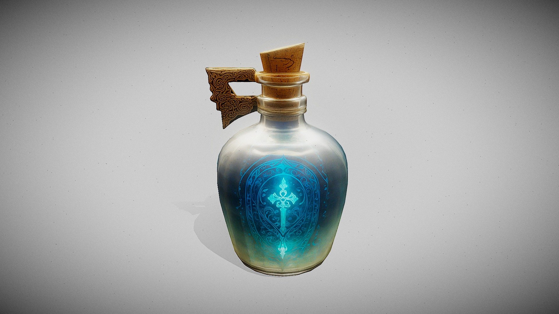 Elixir Bottle magic - Download Free 3D model by 3dUVpro [e66ad4a ...
