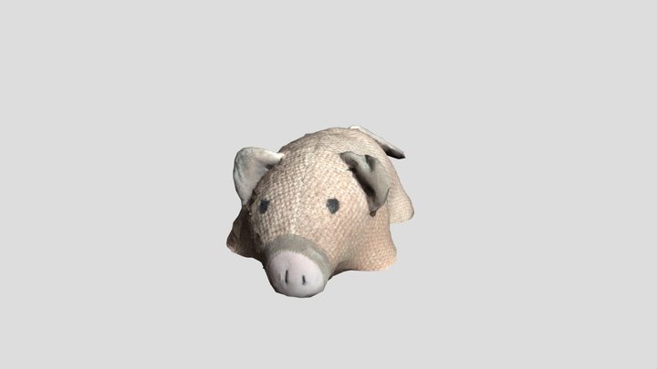 Woven Piggy Doorstop 3D Model