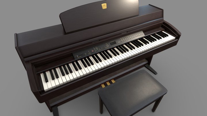 Yamaha Clavinova CLP 240 Piano 3D Model