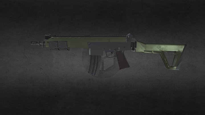 Brazilian Imbel IA2_556 3D Model