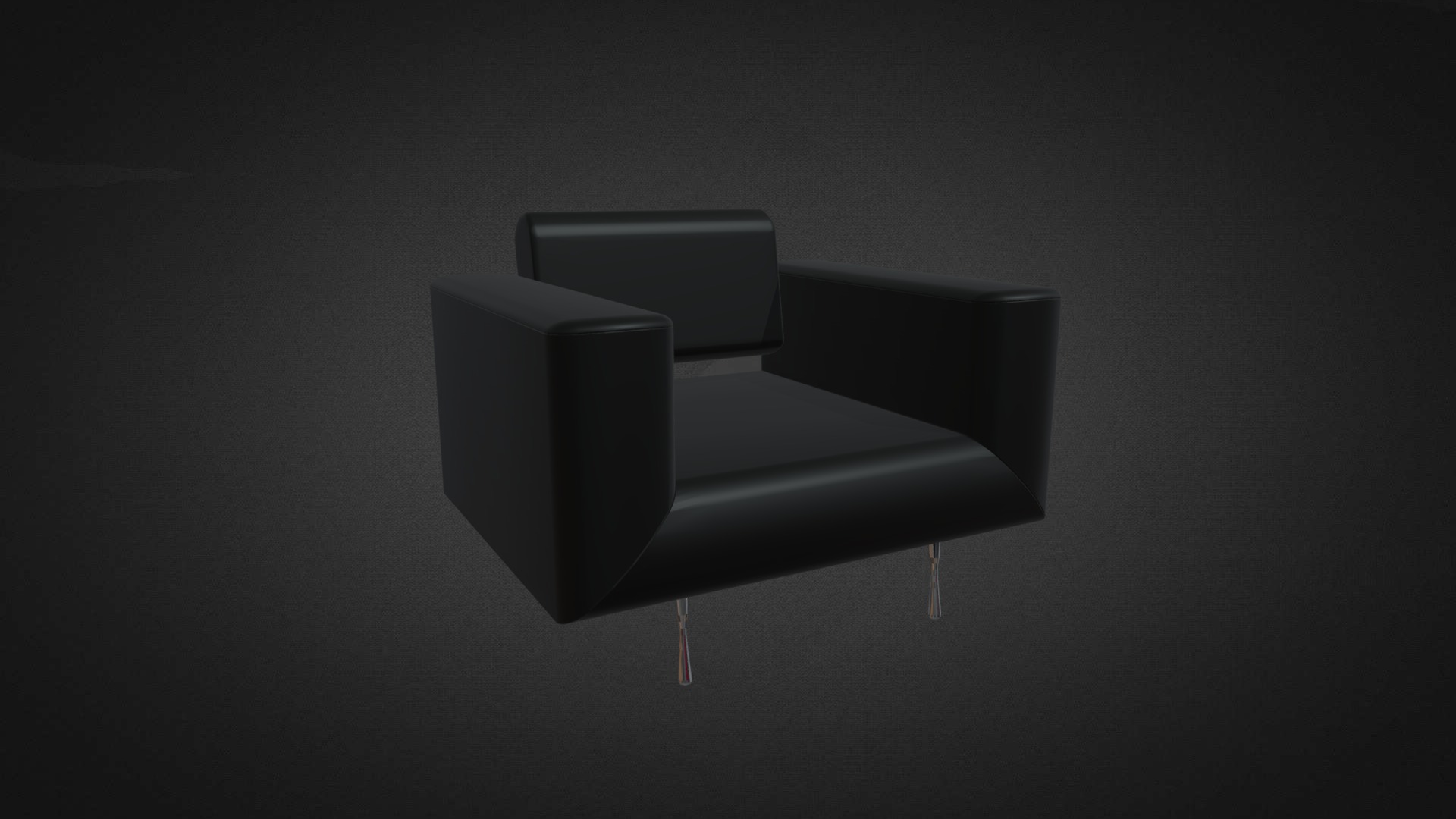 3D model Carlito Chair Hire - This is a 3D model of the Carlito Chair Hire. The 3D model is about a couple of black chairs.