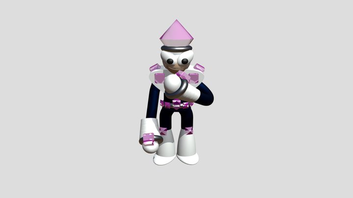 Jewel Man Smooth With Color Hopefully 3D Model