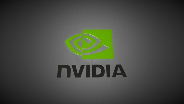 Nvidia 3D Logo 3D Model