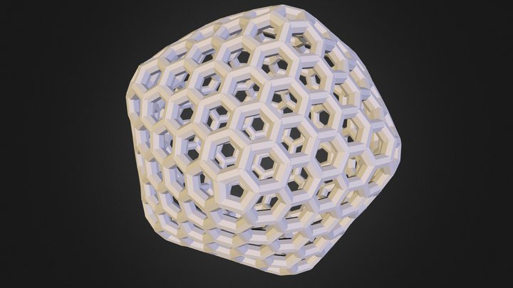 Dekoratif büyük atom  3D Model