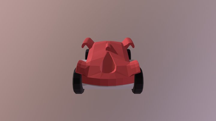 Kinder Egg Toy Car 3D Model