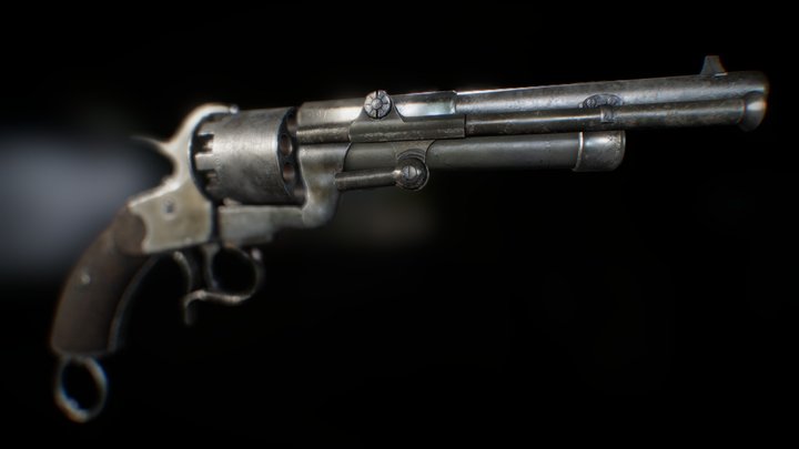 Lemat Revolver 3D Model
