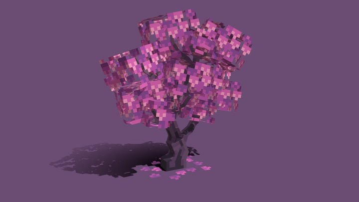 Miniature Sakura Tree 3D Model