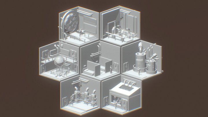Rooms Development 3D Model