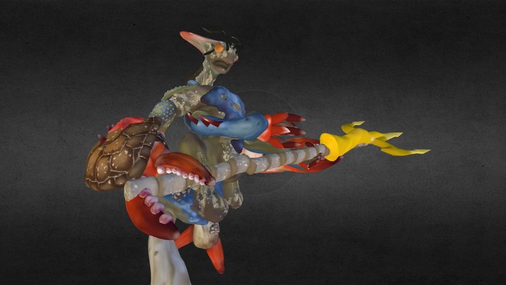 Mr Crabs 3D Model