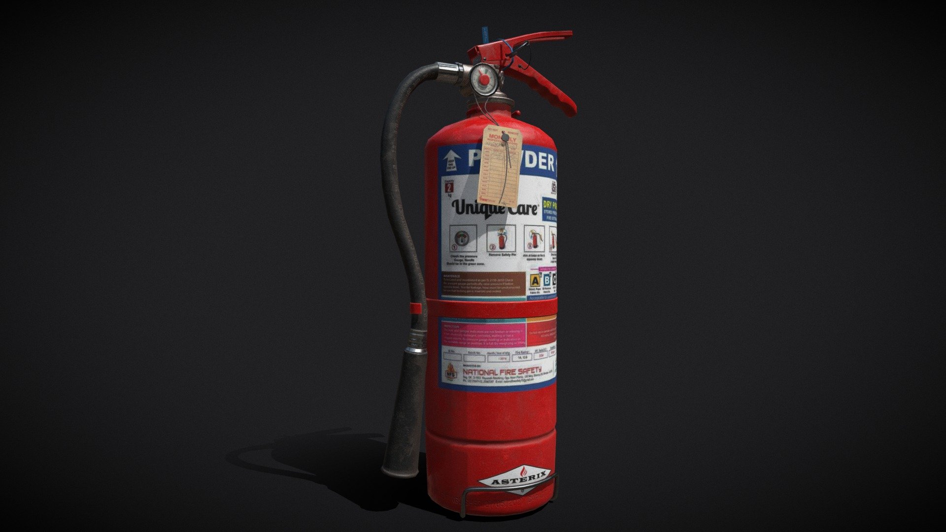 Fire extinguisher - 3D model by Nick Friday (@nickfriday) [e67722b ...