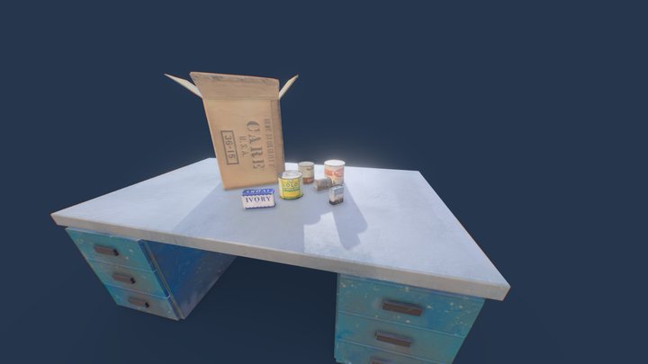 CARE Package 3D Model