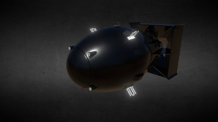 Atomic Bomb - FATMAN 3D Model