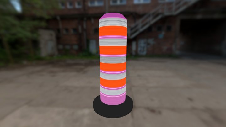 Montreal Quebec Pink Traffic Cone