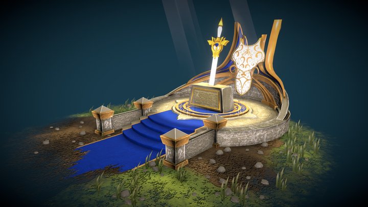 Excalibur - The glorious Sword 3D Model