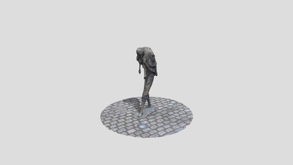Irish Famine Bronze Statue