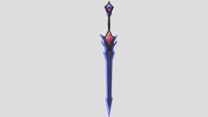 Project Leona Sword 3D Model