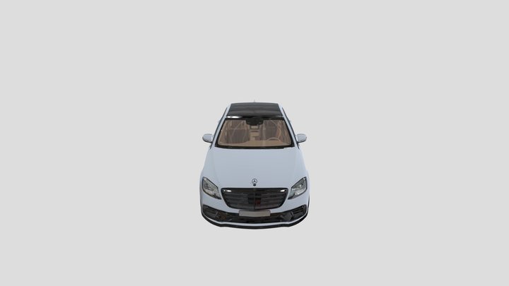 Mersedes- Benz_s65_w222 3D Model