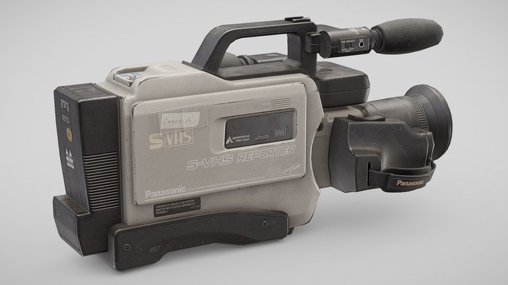 Panasonic VHS Camcorder 3D Model