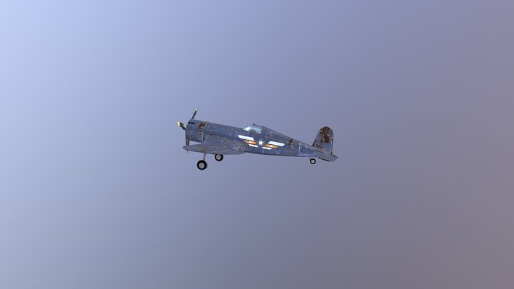 F4u Corsair 3D Model