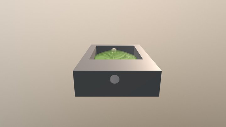 Leaf On The Chip 3D Model