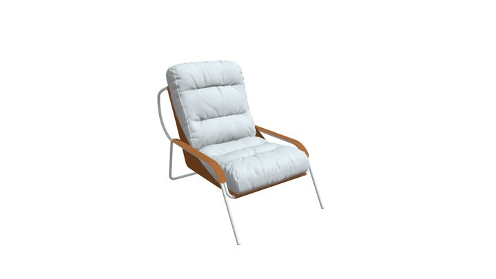 POLTRONA MAGGIOLINA ARC IDEALLE AGAVE CASA 3D Model