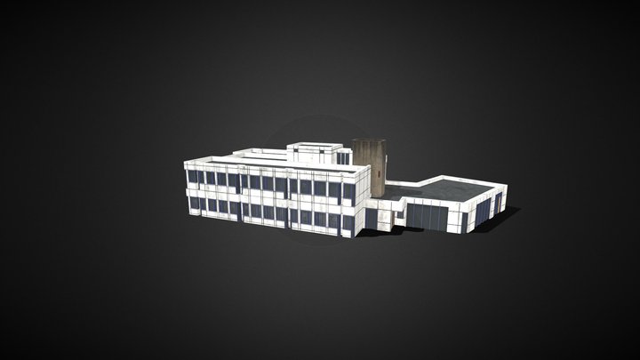 Building of Maastricht Airport - MSFS Addon 3D Model