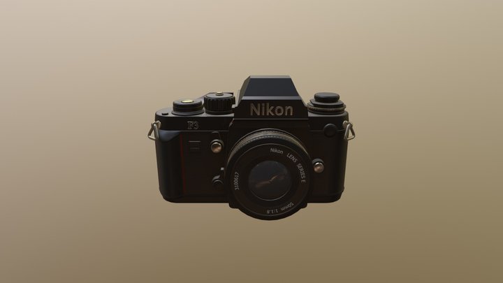 Nikon F3 3D Model
