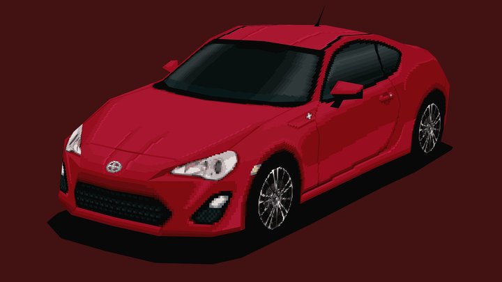 2013 Scion FR-S / Toyota GT86 3D Model