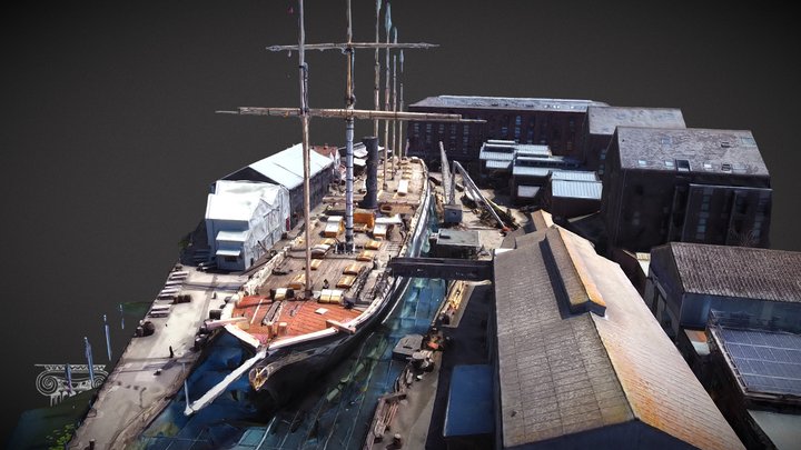 SS Great Britain - BRISTOL 3D Model