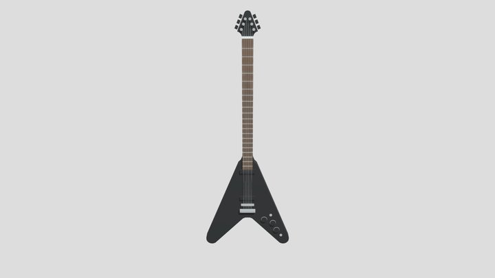 Guitar 3D Model
