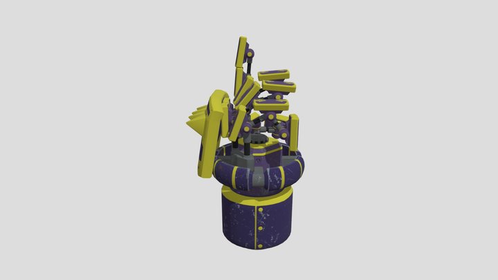 RaeZak Gauntlet - The Lady's Handshake 3D Model