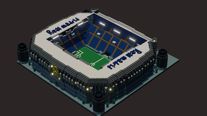 Santaigo Bernabeu 3D Model