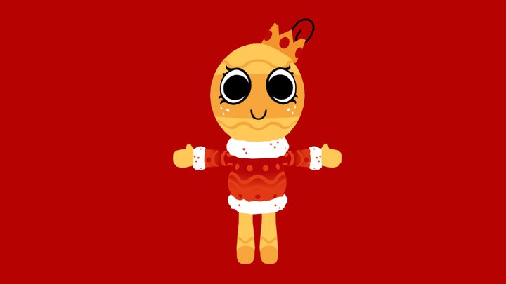 Golden Bauble Skin Bobette Dandys world [Remake] – Modello 3D gratuito STL