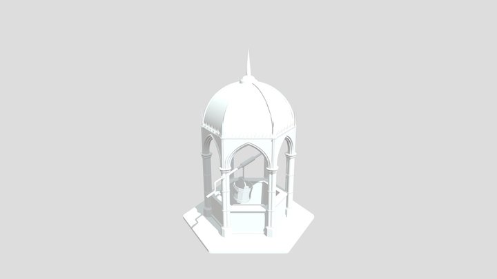 Gothic-style Well 3D Model