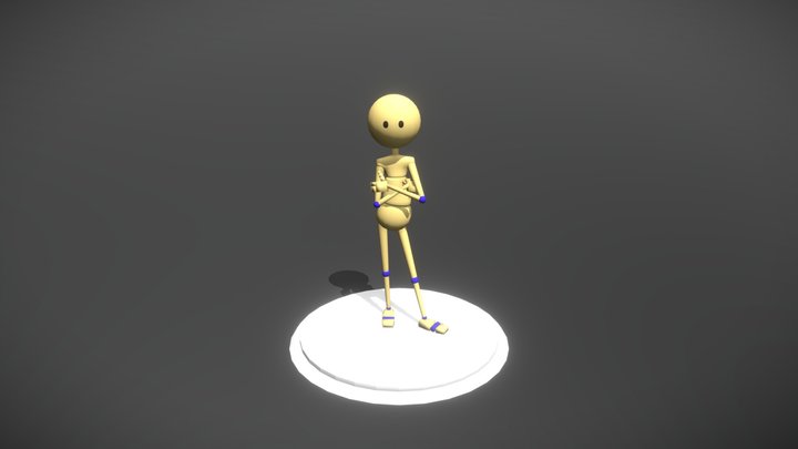 Idle AniMaition 3D Model