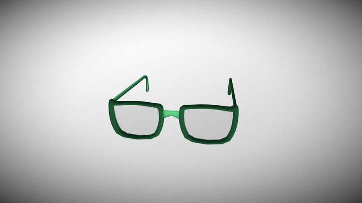 Simple glasses 3D Model