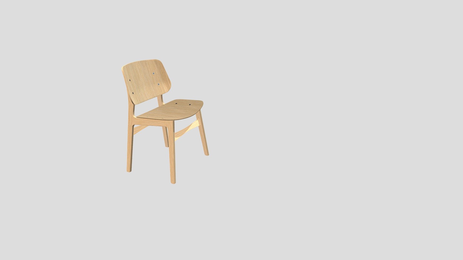 Fredericia Soborg wooden base chair