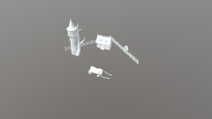 Aggressive form 3D Model